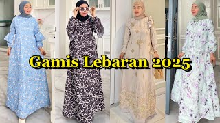 Inspirasi Gamis Lebaran 2025  part 1 [upl. by Haet]