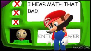 Mario Plays Baldis Basics In High Pitched [upl. by Eioj]