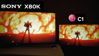 Sony X80K vs LG C1 [upl. by Enaelem]