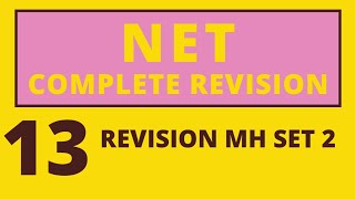 REVISION  MH SET 2 [upl. by Ecirtap]