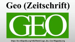 Geo Zeitschrift [upl. by Aicyla]