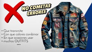 Chaqueta con ROTOS Y PARCHES  muchos OUTFITS para hombre [upl. by Clabo868]