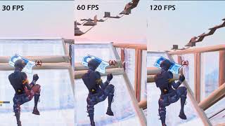 30 FPS vs 60 FPS vs 120 FPS [upl. by Stark]