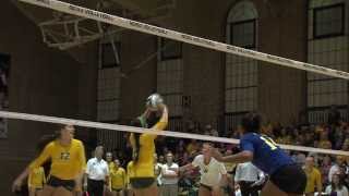 NDSU Volleyball Spotlight Monica Claxton [upl. by Lumbard]