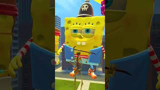 NEW SONIC SPONGEBOB TAPES AND SIZE COMPARISON SPONGEBOB FAMILY in THE BIG CITY in Garrys Mod [upl. by Bradshaw]