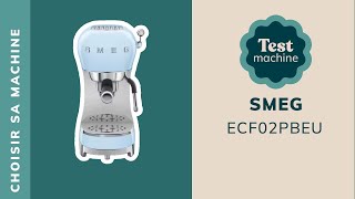 TEST Réglages de la Smeg ECF02PBEU  Notre avis [upl. by Fiora]