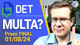 ⚠️ MULTA DO DET PARA O MEI 0108 SERÁ [upl. by Goodill]