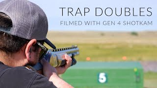 Trap Doubles with ATA World Champion Matt Bartholow  Filmed with ShotKam Gen 4 [upl. by Ennairak]