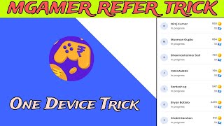 mGamer Refer Trick  mGamer refer bypass trick  mGamer coin trick [upl. by Oznol]