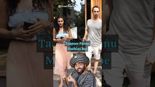 Taapsee Pannu amp Mathias Boe Net Worth bollywood taapseepannu mathiasboe [upl. by Alekehs]