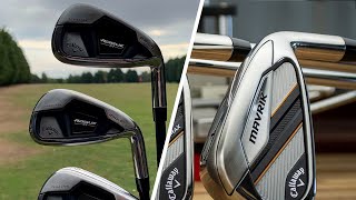 Callaway Rogue St Irons VS Callaway Mavrik [upl. by Aratnahs]