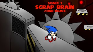 Sonic The Hedgehog Sonic 1  Scrap Brain Zone Remix [upl. by Sivatnod]