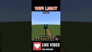 II MAKE WIFI LIGHT II IN MINECRAFT minecraft shorts [upl. by Emmeline]