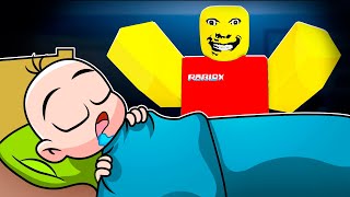 PAPÁ RARO vs BEBÉ NOOB en ROBLOX  WEIRD STRICT DAD con MICHI Y WINKI [upl. by Adianes]