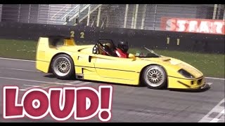 Ferrari F40 LM Barchetta SOUNDS [upl. by Algar773]