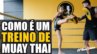 Como é um treino de Muay Thai Oque vou aprender no Muay Thai [upl. by Lletniuq]