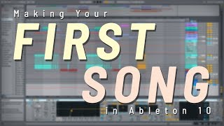 Making Your FIRST Song in Ableton Live 10 Using Default Ableton PluginsInstruments [upl. by Skinner]