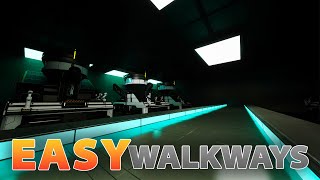 3 EASY Walkway DESIGNS in Satisfactory Update8 [upl. by Purpura]