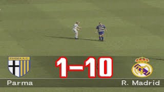 Hack PS2  Winning Eleven 9 Real Madrid Vs Parma D1 F7 [upl. by Akimik]