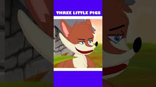 Three Little Pigs  Part 6 shorts Hindi Moral Stories For Kids kidsstories moralstories [upl. by Robyn]