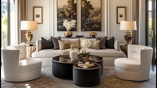 Luxury Living Room Design amp Decorating Ideas  Interior Design Ideas [upl. by Nnairam]