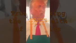 Trump trolling McDonald’s store owner on health of fries [upl. by Leopoldine]