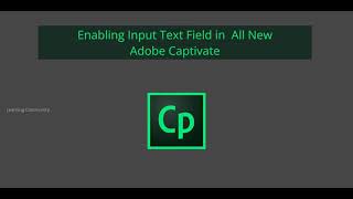 Enabling Input Text Field in All New Adobe Captivate [upl. by Aehtrod]