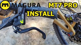 Magura MT7 Pro  MDRP Rotor Installation on a 2022 Santa Cruz Bronson [upl. by Craven]