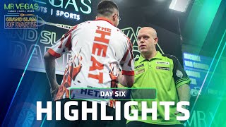 QUARTERFINALISTS CONFIRMED Day Six Highlights  2023 Mr Vegas Grand Slam of Darts [upl. by Petula483]