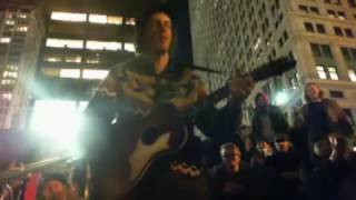 20111006 Occupy Wall Street New York NY  Jeff Mangum LiveVideo [upl. by Odine531]