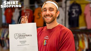 FutCrunch Goes Shopping For CRAZY Football Shirts  Shirt Shopping [upl. by Korwin]