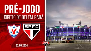 PRÉJOGO DIRETO DO PARÁ Águia de Marabá x São Paulo  Arquibancada Tricolor [upl. by Gert27]