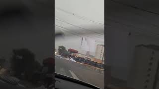 VENTOS INTENSOS atingiram VENÂNCIO AIRES a 130km de Porto Alegre  RS nesta tarde de sextafeira [upl. by Vergil338]