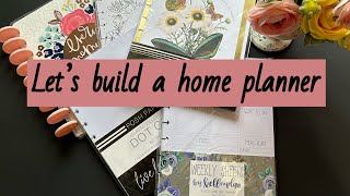 Plan with me to frankenplan a home planner using small shop inserts [upl. by Deery]