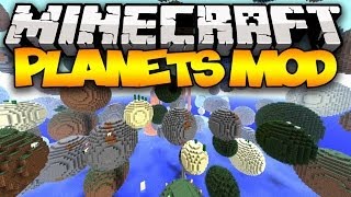 Minecraft PLANETOID Biome Planets Mod Showcase [upl. by Eilla]