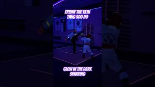 Friday the 13th Tang Soo Do Glow in the Dark Sparring [upl. by Amek]