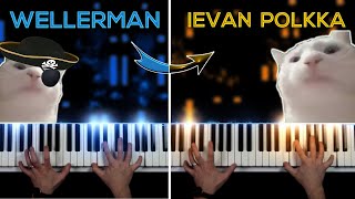 Wellerman vs Ievan Polkka PIANO BATTLE [upl. by Analle]