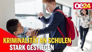 Kriminalität an Schulen in vergangenen Jahren stark gestiegen [upl. by Aicekan24]