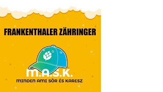 Frankenthaler Zähringer German Beer Premium Német lager sör teszt [upl. by Popper]