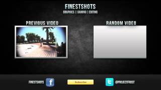 Youtube Video Outro Template psd file included [upl. by Eelreveb]