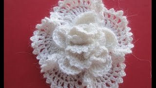 Объёмный цветок The volumetric Flower Crochet [upl. by Tedmann]