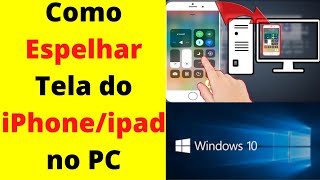 LonelyScreen Como espelhar a tela do iPhone ou iPad em um PC com Windows [upl. by Syhr213]