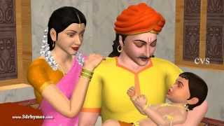 Jo achyutananda Jo Jo  3D Animation Telugu rhymes for children [upl. by Linzer]