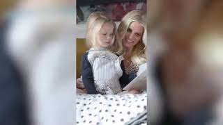 Jessica Simpson teams with Pottery Barn Kids for Birdies room [upl. by Spada]