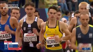 1500m finale Angers 2024 Victoire de Romain Mornet devant Azzedine Habz et Mael Gouyette [upl. by Hgielrebmik]