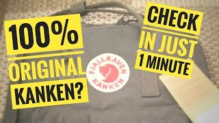 How to spot real vs fake Fjällräven Kånken part 1 [upl. by Nirrol314]