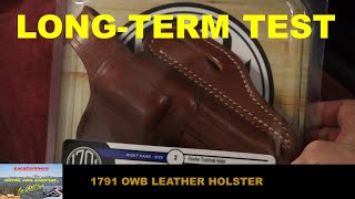 1791 Leather OWB Pancake Holster LongTerm Review [upl. by Nek]