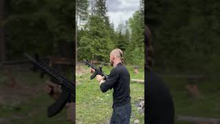 Breaking Clays  Shotgun Shoots  Benelli M4a tactical semiautomatic shotgun [upl. by Sundberg]