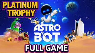 ASTRO BOT Full Game Walkthrough  All Bots amp Puzzle Pieces Platinum Trophy [upl. by Brooks]