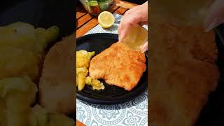 Putenschnitzel ein Schnitzel so richtig lecker shorts [upl. by Yrallam]